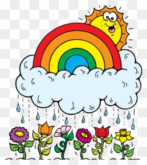 First Grade Newsletter - April Showers Clipart Free