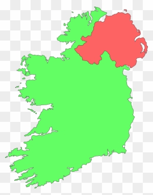 Ireland Contour Map Clip Art At Clker - Easy Map Of Ireland