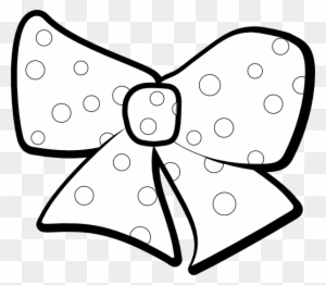 Bow Outline Svg Clip Arts 600 X 524 Px - Bow Coloring Page