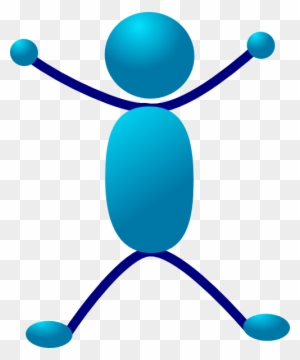 Blue Stick Man