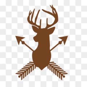Deer Arrow Silhouette Svg Scrapbook Cut File Cute Clipart Free Arrow Png Cut File Free Transparent Png Clipart Images Download