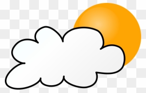 Cloudy Day Simple - Rainy Weather Clip Art
