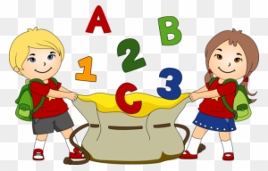 Great Clip Art For Back To School - Preschool Reading And Math Workbook