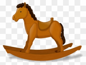 Free Horse Clipart Rocking Horse Childs Toy Free Vector - Rocking Horse Clipart