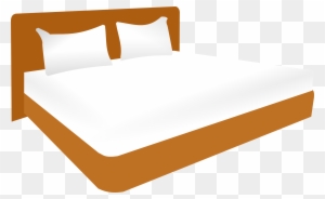 Bedroom Images - Double Bed Clipart