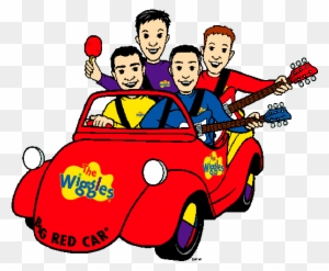Free The Wiggles Clip Art - Cartoon Wiggles Big Red Car