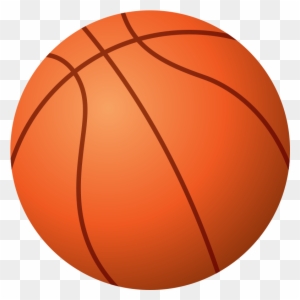 Clip Art Of Basketball - Bola De Basquete Desenho
