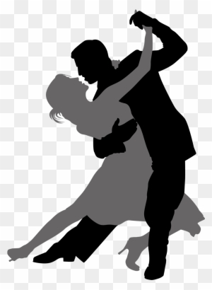 Dancing Clipart Quickstep - Man And Woman Dancing