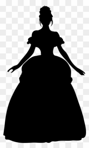 Explore Gown Dress Vinyls And More Silueta De Mujer Con Vestido Free Transparent Png Clipart Images Download