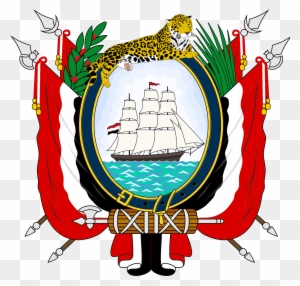 Coat Of Arms Of South American Country - Ecuador Coat Of Arms