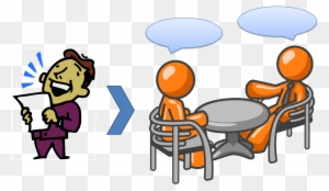 When Customer Reaches Out With Queries, Try To Meet - Clip Art Job Interview