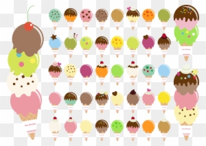 いろいろな種類のアイスクリームのイラスト アイス クリーム イラスト 無料 Free Transparent Png Clipart Images Download