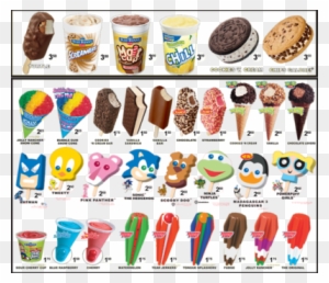 Ice Cream Truck Menu - Ice Cream Truck Treats