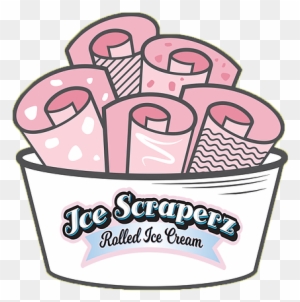 Rolled Ice Cream Clipart - Roll Ice Cream Logo