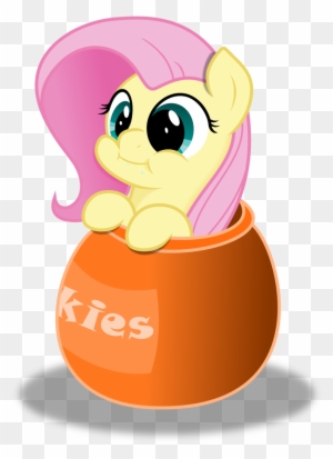Fluttershy Pinkie Pie Rainbow Dash Pink Cartoon Clip - Fluttershy Cookie Jar