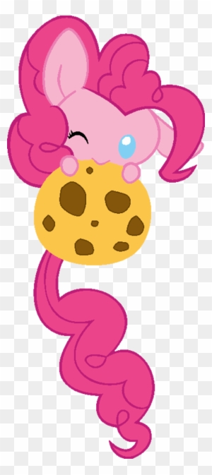 Pinkie Pie Rarity Rainbow Dash Applejack Flower Pink - Pinkie Pie Eating A Cookie
