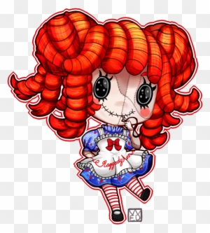 Raggedy Ann Chibi By Vvednesdays - Chibi