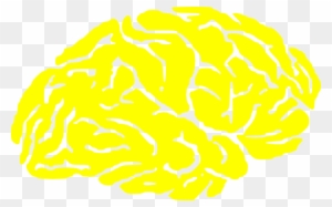 Yellow Brain Logo Clip Art At Clker - Brain Clipart Yellow - Free  Transparent PNG Clipart Images Download