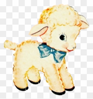 Little Lamb 378×405 Pixels - Free Printable Vintage Easter Lamb Clipart
