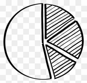 Drawn Line Transparent - Hand Drawn Pie Chart