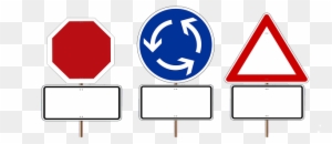 Road Sign, Stop, Shield, Attention, Traffic Sign - Transparency Road Sign Effect