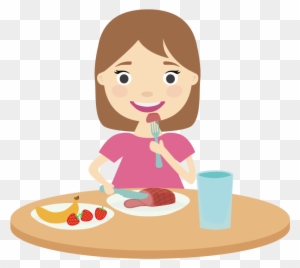 Breakfast Intuitive Eating Food Lunch - Girl Eating Breakfast Cartoon - Free Transparent PNG Clipart Images Download Breakfast Intuitive Eating Food Lunch - Girl Eating Breakfast Cartoon - Free Transparent PNG Clipart Images Download
