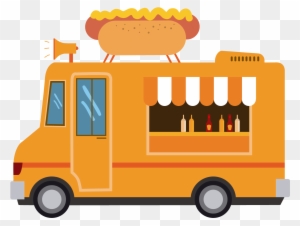 Fast Food Hamburger Pizza Food Truck - Food Truck Vector Png