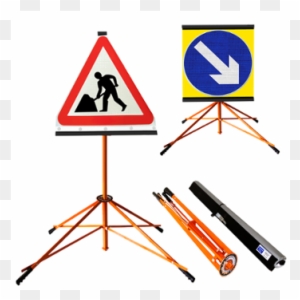 Temporary Road Signs - Men At Work Sign