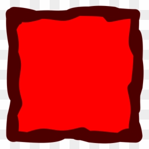 Red Square Clipart Photo Frame - Red Square Frame Png