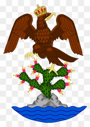 El Escudo De Armas Del Primer Imperio Mexicano Durante - Flag: First Mexican Empire