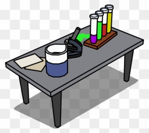 Laboratory Desk Sprite 004 - Laboratory