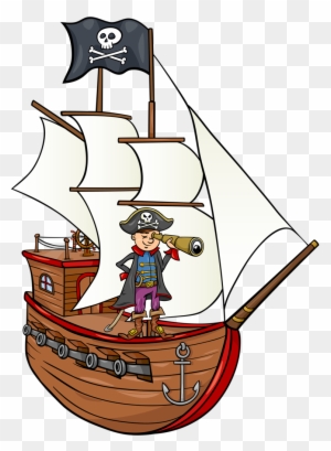 Bateau Page Pirate Ship Cartoon Free Transparent Png Clipart Images Download