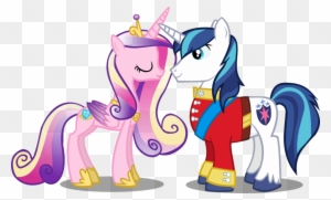 Cadance And Shining Armor By Gamemasterluna - Princess Cadence And