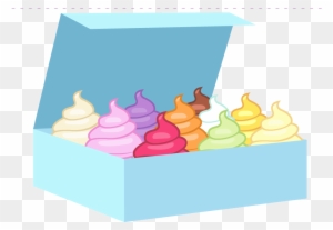 B3archild, Box, Cupcake, Food, No Pony, Object, Resource, - Box Of Cupcakes Clipart