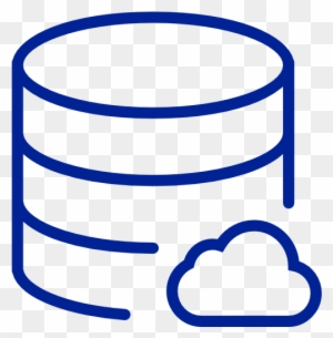 Databases A-z - Cloud Database Icon Png