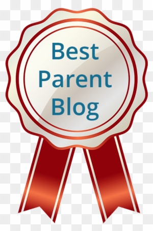 Best Parent Blog Banner - Gold Seal With Ribbon