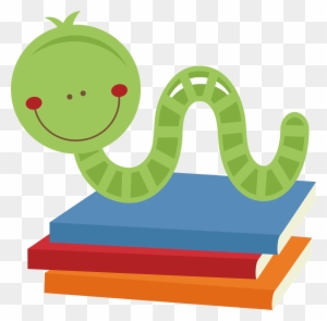 For My Layout I Used One Of The Many Fabulous School - Cute Book Worm Clipart