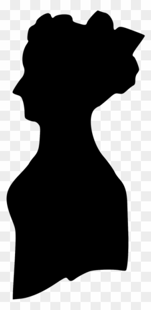 Head, Old, Black, Profile, Lady, Silhouette, Female - Silhouette Of A Old Woman