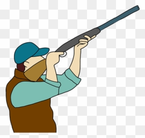 Hunting Cartoon Cliparts 23, Buy Clip Art - Clay Pigeon Shooter Clipart