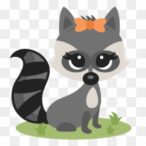 Download Girl Raccoon Svg Scrapbook Cut File Cute Clipart Files Cute Female Raccoon Cartoon Free Transparent Png Clipart Images Download