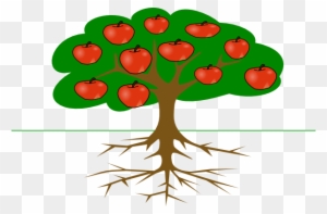 Tree With Fruits Clip Art