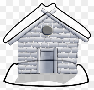 High End Real Estate Agent - Stone House Cartoon High End Real Estate Agent - Stone House Cartoon