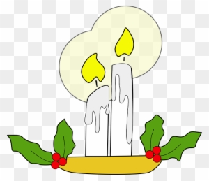 Cartoon Candle Cliparts 8, Buy Clip Art - Christmas Candles Clip Art