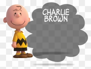 Charlie - Charlie Brown - The Peanuts Square Sticker 3" X 3"
