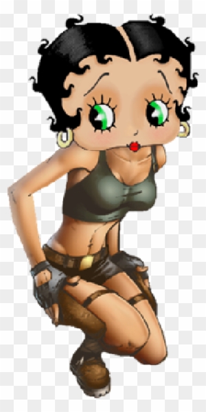 Betty Boop Wearing Garter Clip Art Images Are On A - Betty Boop Thank You Gif