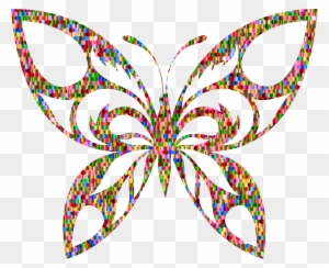 Download Infinite Potential - Beautiful Butterfly Clipart Black And White