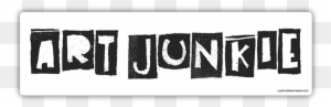 Art Junkie Bumper Sticker - Land Art By William Malpas