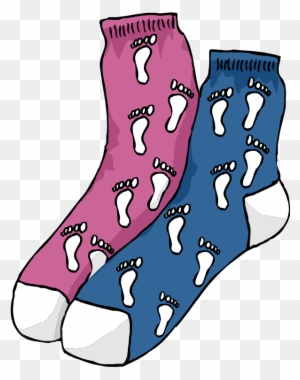 Mismatched Clothes Day Clip Art - Pair Of Socks Clipart