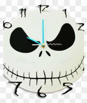 Laser Cut Nightmare Perspex Wall Clock - Free Pumpkin Carving Patterns