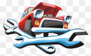 Car Automobile Repair Shop Auto Mechanic Motor Vehicle - Clip Art Auto Mechanic